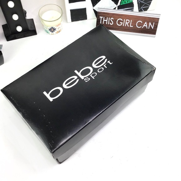 LAST 1 Bebe Sport Snake Black Leylan Sneaker 8 - Picture 5 of 11